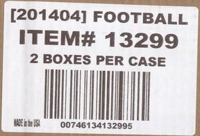 *LAST CASE* 2022 Panini Flawless Football Hobby, 2 Box Case