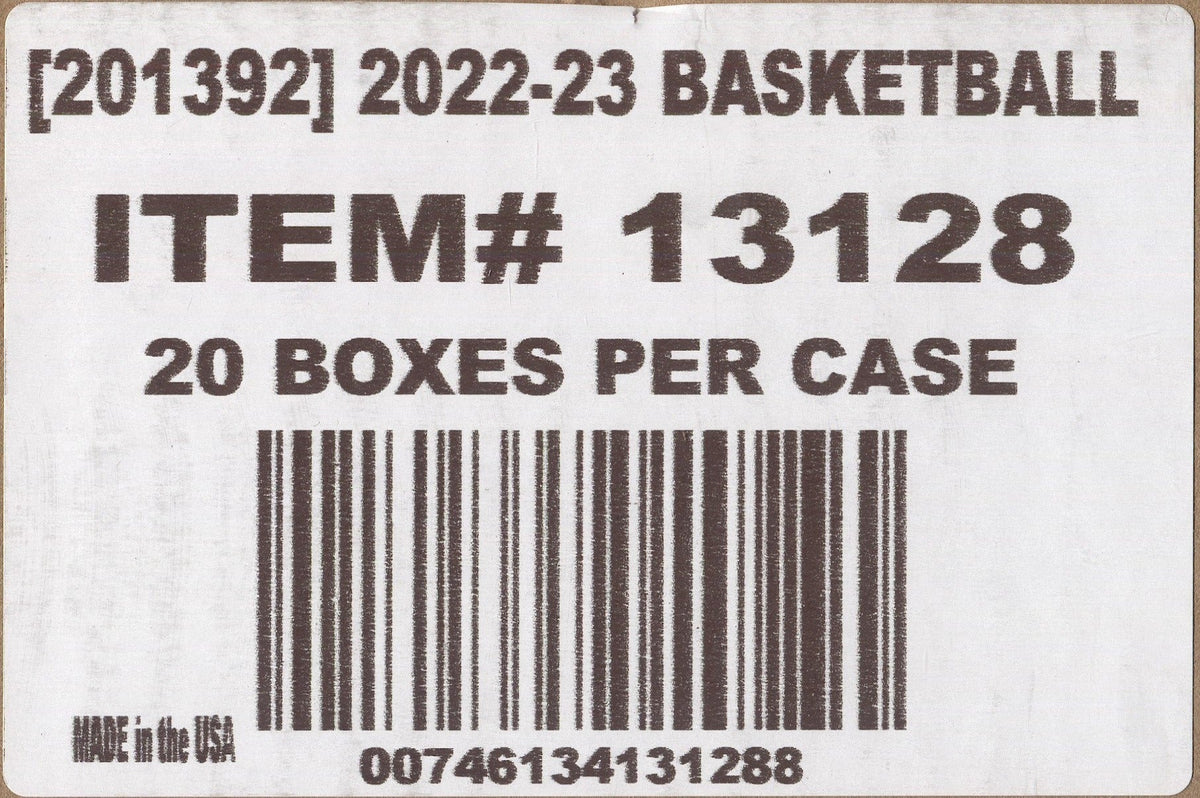 *LAST CASE* 2022-23 Panini Prizm Basketball Fast Brk, 20 Box Case