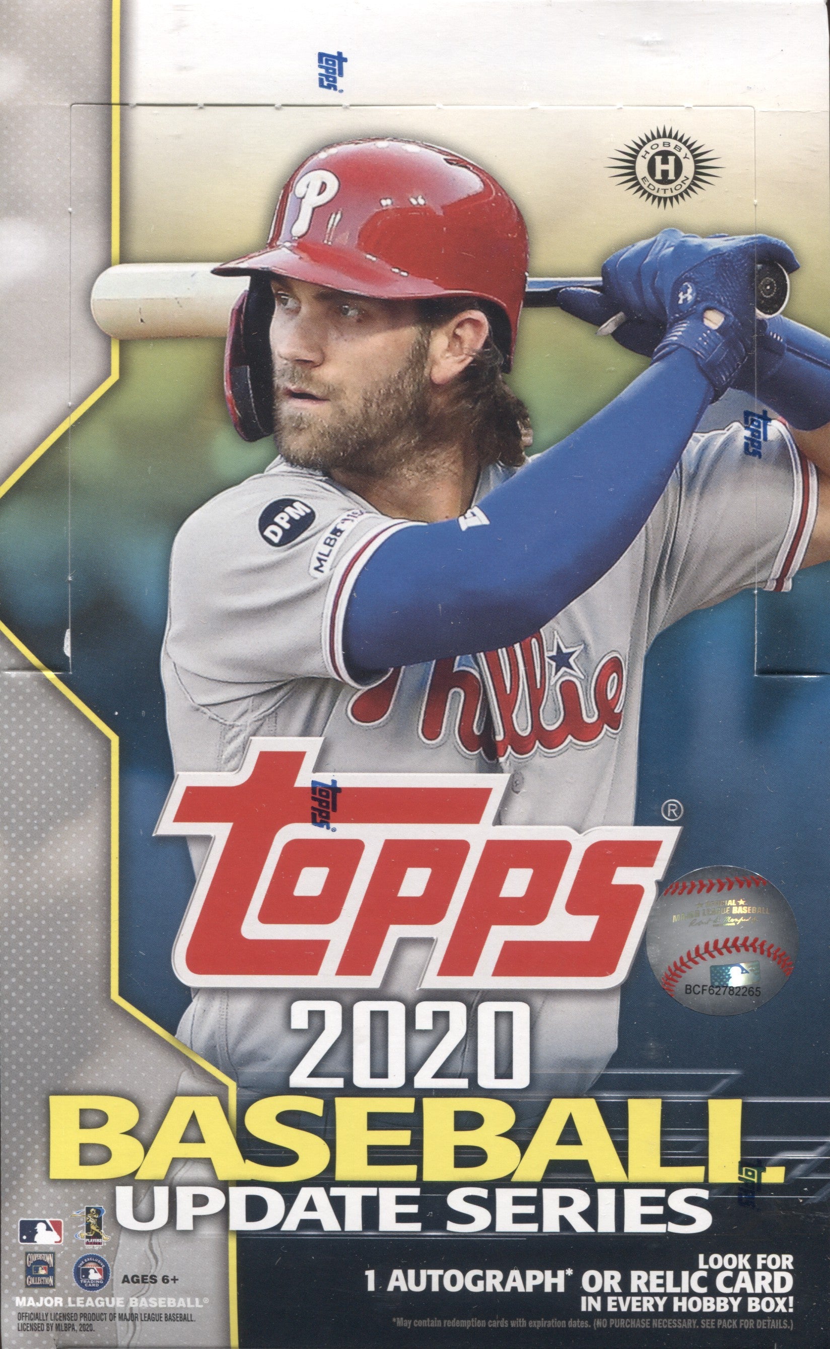 2020 Topps Update Series Baseball Hobby, Box