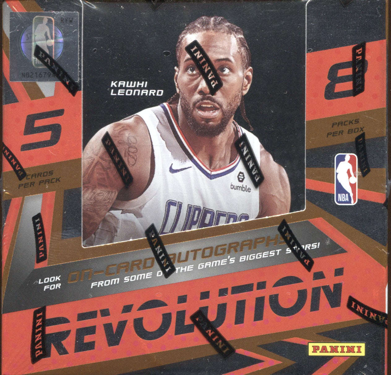 2019-20 Panini Revolution Basketball Hobby, Box