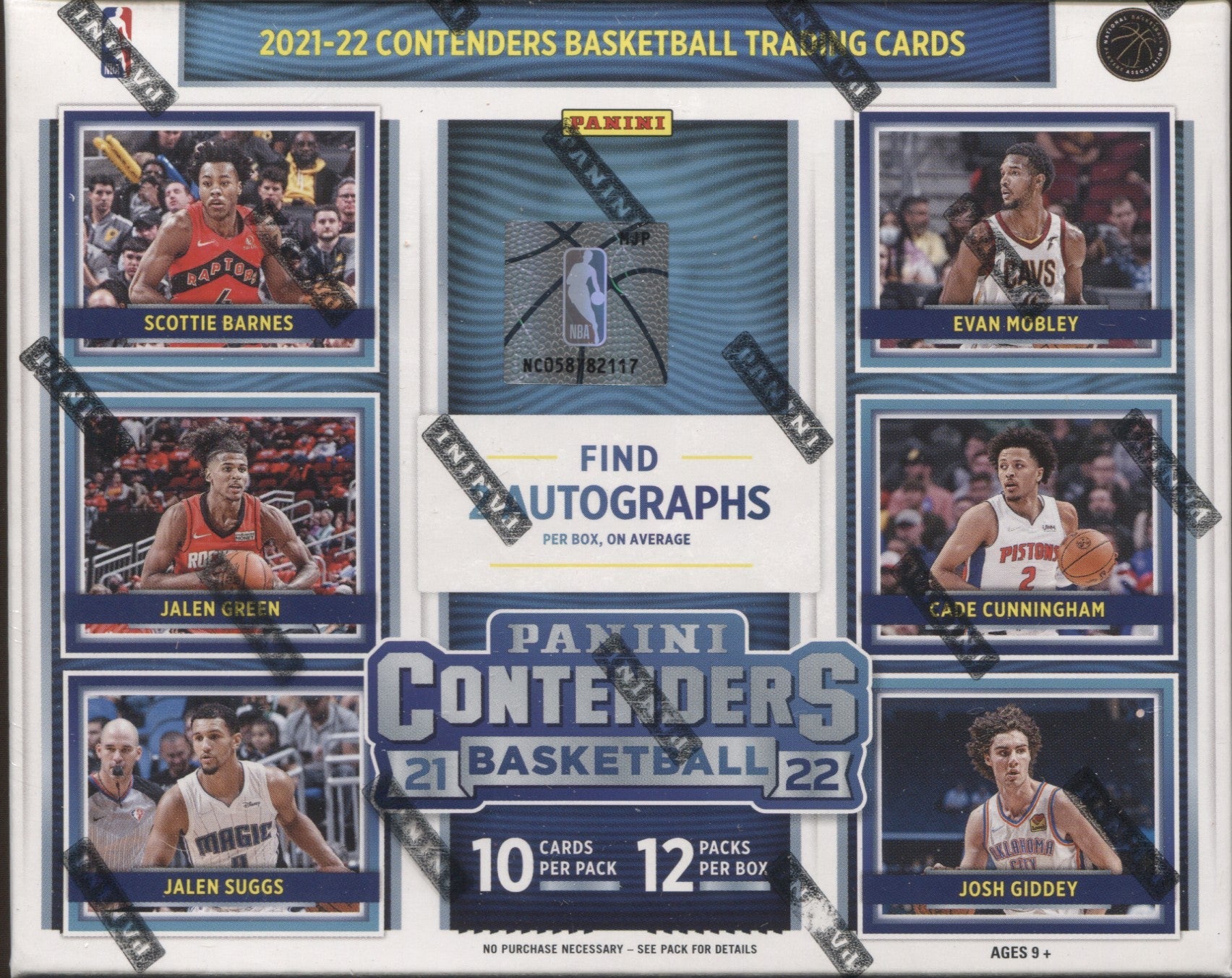 2021-22 Panini Contenders Hobby Basketball, Box