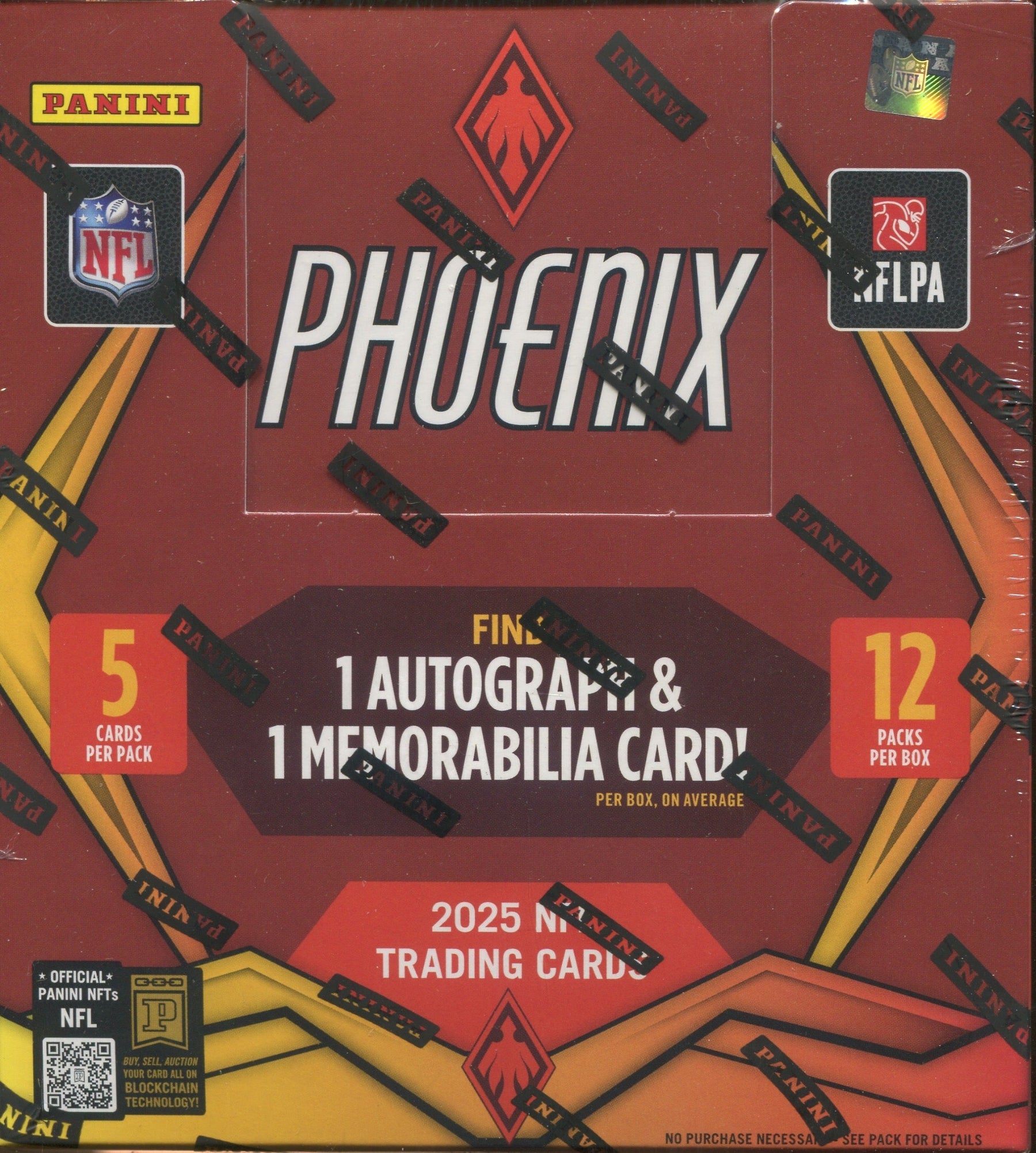 * Last Box * 2025 Panini Phoenix Football Hobby Preferred, Box