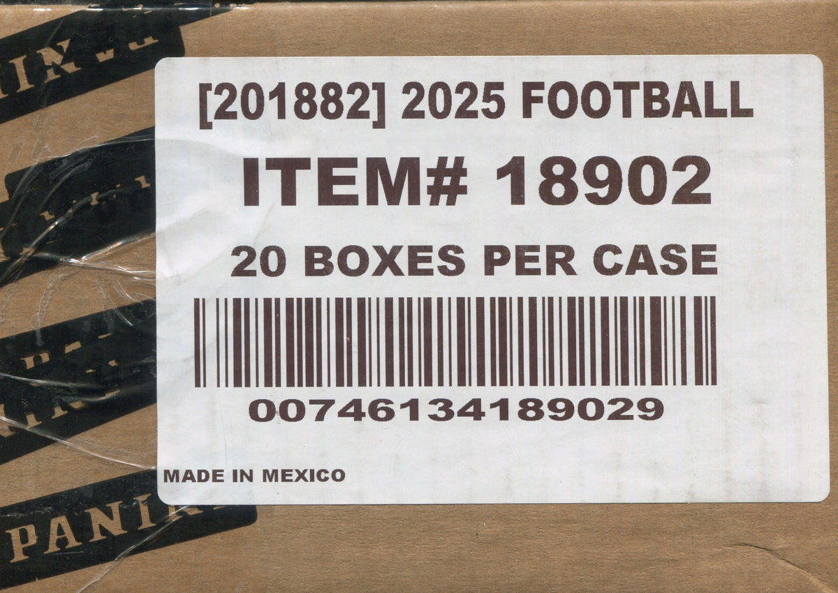 2025 Panini Select Football Hobby Blaster, 20 Box Case (Green & Red Shock)