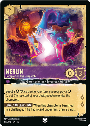 Disney Lorcana Whispers in the Well, 4 Booster Box Case